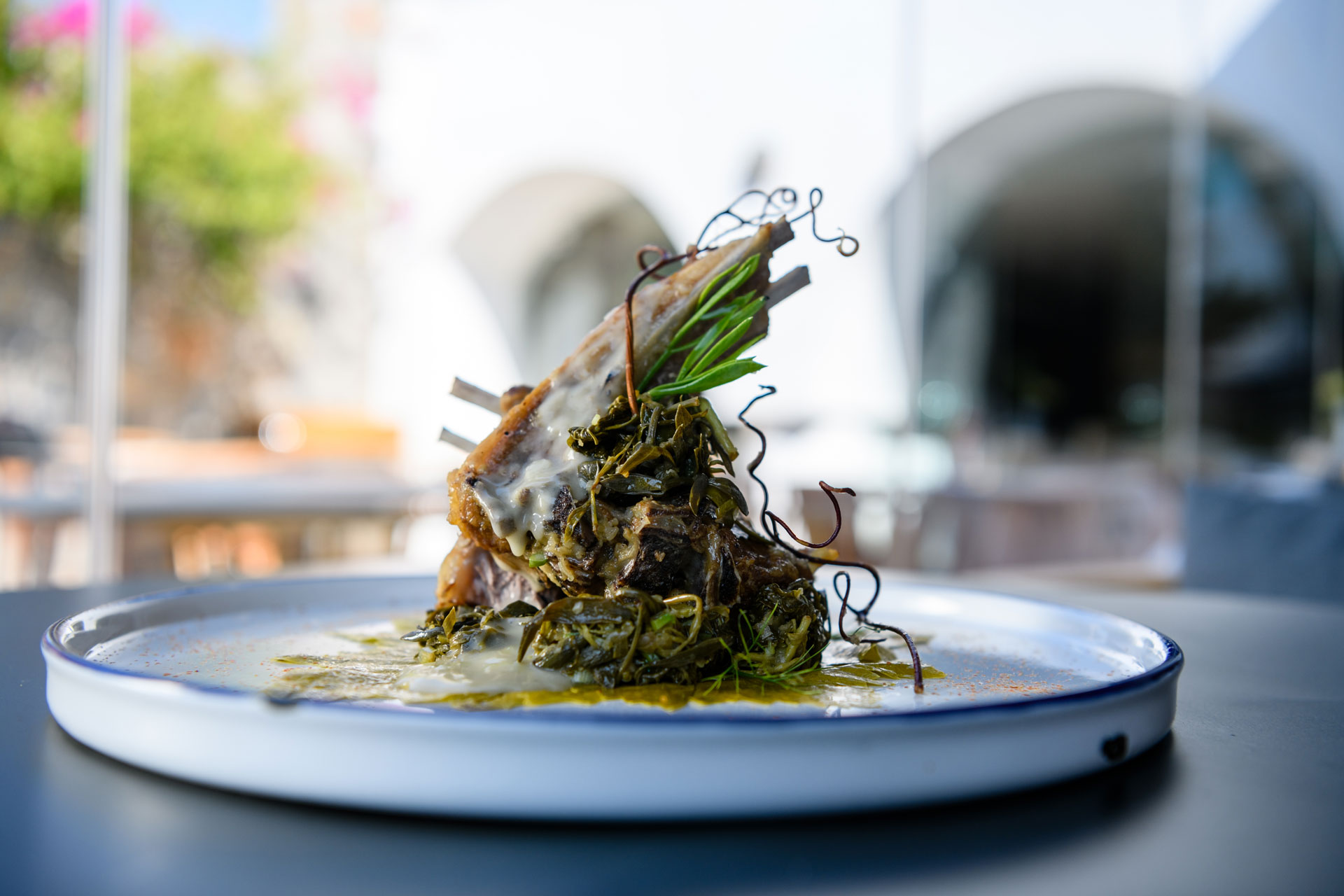 Goat or lamb with vine shoots – Agios Nikolaos Crete